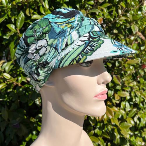 Casquette chimio heda sun imprimé Gisela Mayer