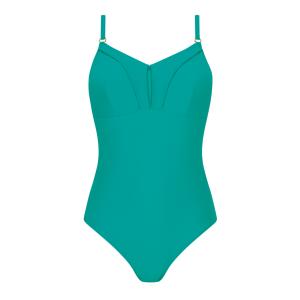 Maillot de bain pour prothèse une pièce Floral vert Amoena