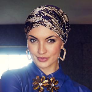 Turban chimiothérapie Boho Sapphire Christine Headwear