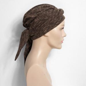 Bonnet Turban Chimio Hiver - Modèle Julieta - Laine & Bambou à Nouer