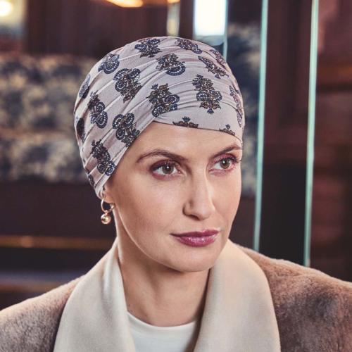 Bonnet chimio Yoga Multicolore Christine Headwear : Bambou et imprimés exclusifs