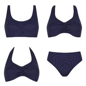 Bikini pour prothèse Tulum Bleu marine Amoena