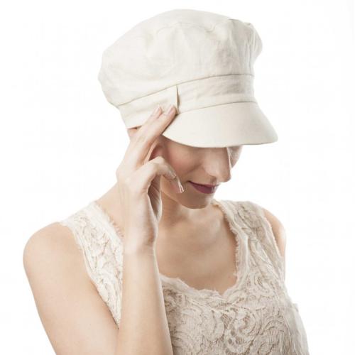 Casquette chimio Gavroche lin MM Paris