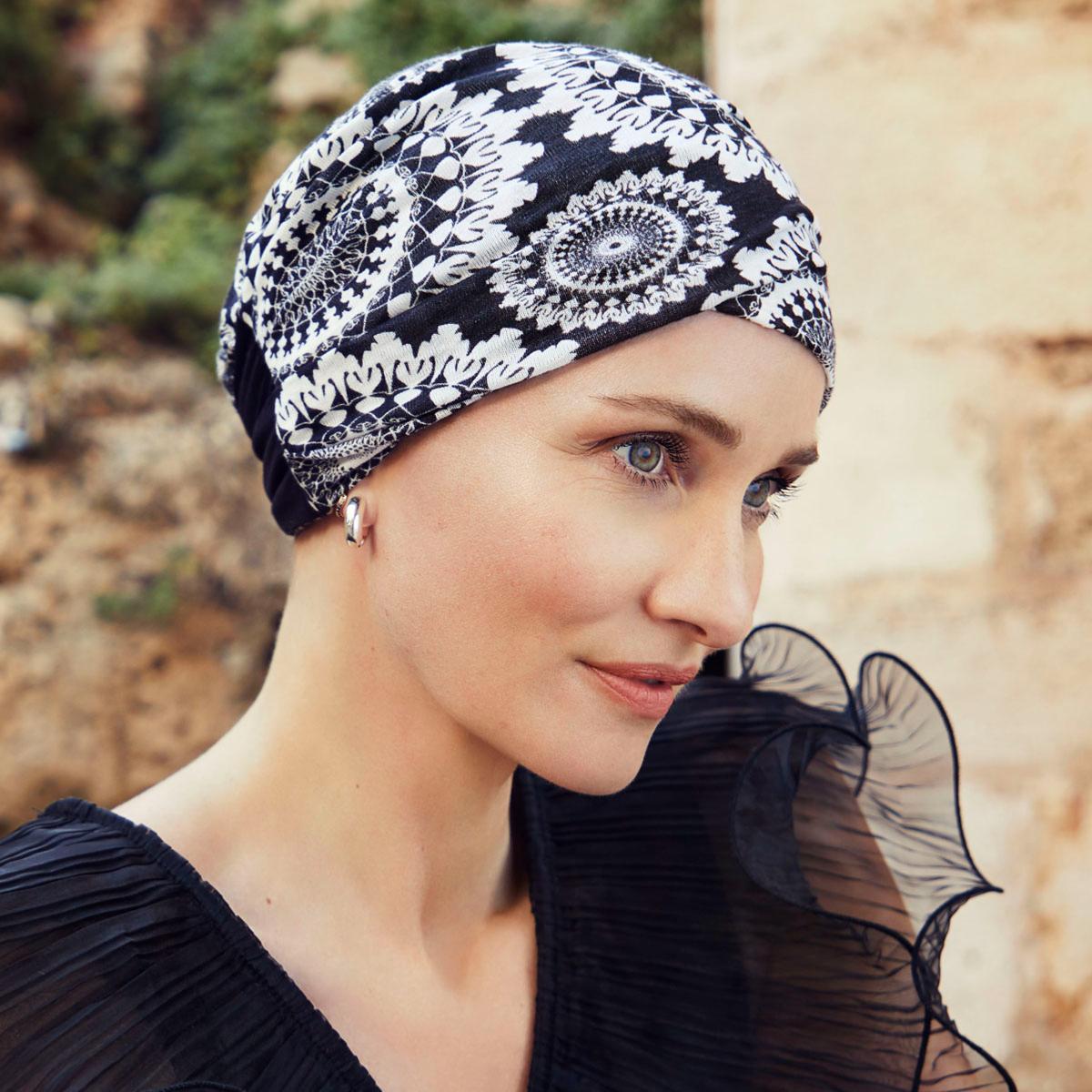 Turban chimio Amia lin Christine Headwear - Autrement Belle