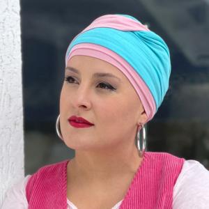 Foulard chimio  nouer en bambou Leslie MM Paris
