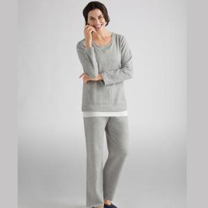 Sweat avec brassière intégrée gris chiné Amoena