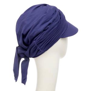 Casquette chimio confort Briana bambou à nouer anti-UV - Christine Headwear