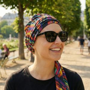 Foulard Chimio Préformé Georgia - 100% Coton - Volume & Douceur