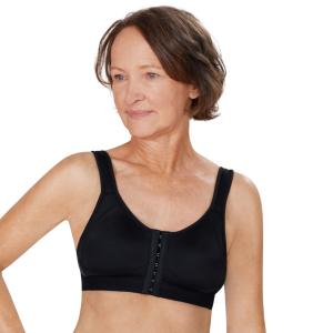 Soutien-gorge Post-op & Sport Ester Amoena (Ouverture devant) - Noir