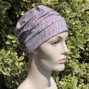 Turban chimio Mirabelle Multicolore : Volume plissé en bambou - Autrement Belle