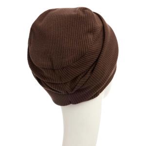 Turban chimio confort Léa en velours côtelé - Viva Headwear