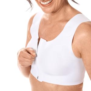Brassière Lymph Flow blanc Curalymph Compression Amoena