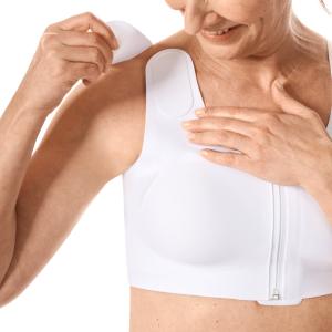 Brassière Lymph Flow blanc Curalymph Compression Amoena