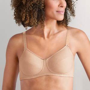 Soutien gorge à poches en coton Ruth beige Amoena