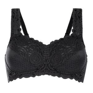 Soutien-gorge sans armatures Jasmin noir Amoena