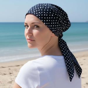 Foulard chimio préformé Lolita coton multicolore : Légèreté et imprimés d'été - Autrement Belle
