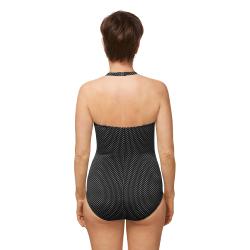 Maillot de bain une pièce Romantic down noir Amoena