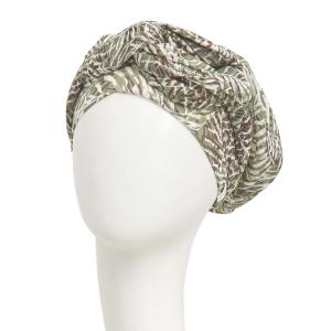 Turban chimio Boho Amber Christine Headwear : Effet Foulard Noué et Volume Chic