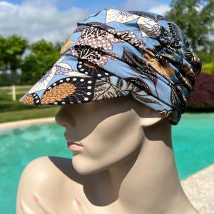 Casquette chimio heda sun imprimé Gisela Mayer