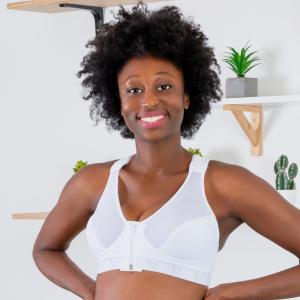 Soutien-gorge de Compression Z-Bra S/021 - Medical Z (Bretelles R�glables) - BLANC