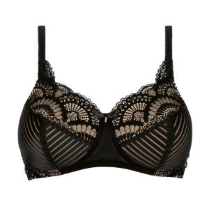 Soutien gorge sans armatures paddé Karolina noir Amoena