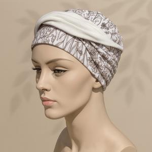 Turban en bambou Lucie multicolore Autrement Belle