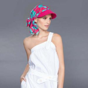Casquette Chimio en Coton Capri Ellen Wille : Volume et Bandeau Amovible