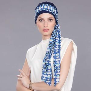 Foulard Chimio Préformé Una Ellen Wille : Bonnet Bambou & Écharpe 1m60