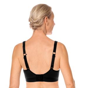 Brassière de sport Grand Maintien Jolie - Noir et gris