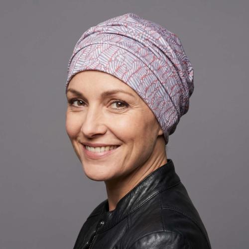 Turban chimio Mirabelle Multicolore : Volume plissé en bambou - Autrement Belle
