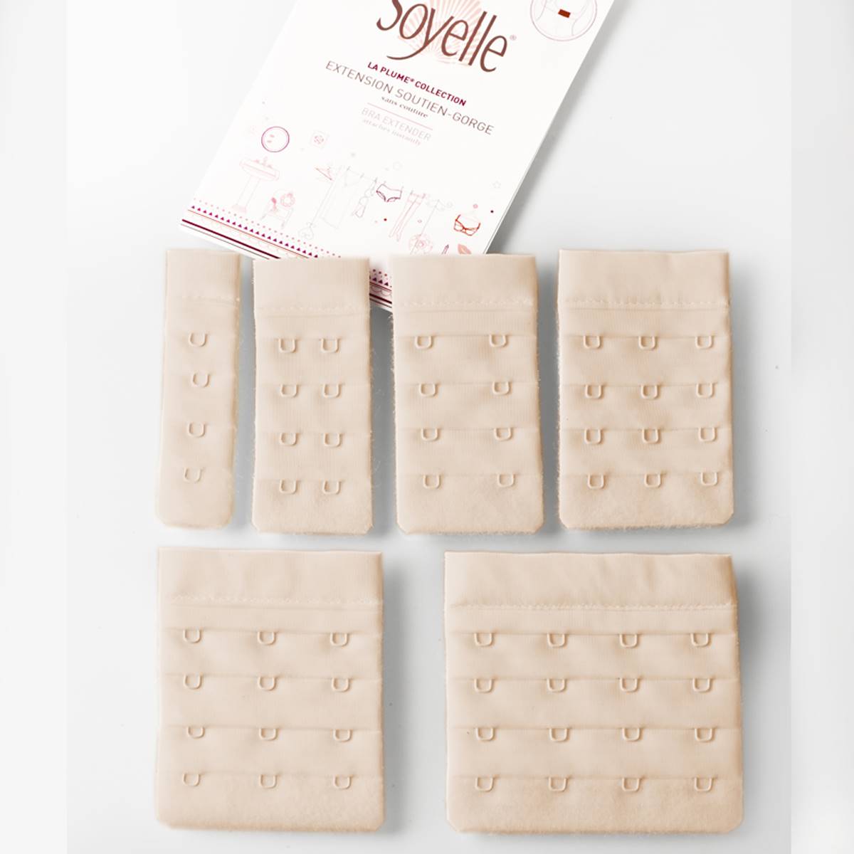 Extension De Soutien-gorge élastique à 2 Crochets Pour Femmes,sangle