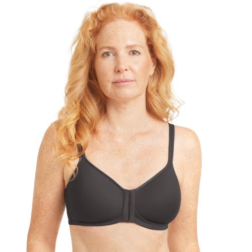 Soutien gorge paddé ouverture devant Mara anthracite Amoena