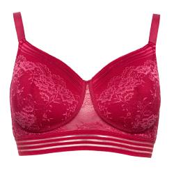 Soutien-gorge pour prothèses paddé Bloom rouge 85 A Megami