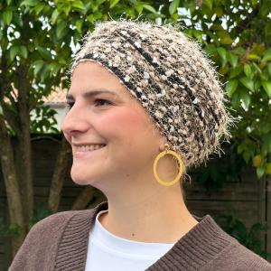 Bonnet Turban Hiver Confort - Modèle Lila - Laine Fine & Doublure Bambou
