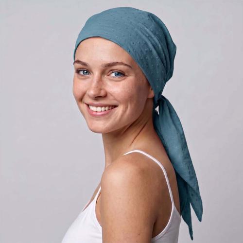 Foulard chimio préformé Lolita coton uni : l'incontournable de l'été - Autrement Belle