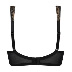 Soutien-gorge à coques sans armatures Camilla Paddé Amoena - Noir / Sable