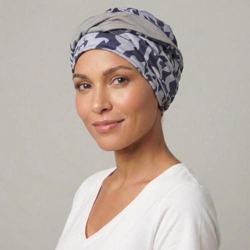 Turban Chimio Lucie Imprimé - Volume & Style drapé