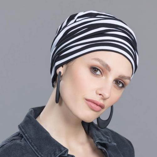 Turban Goga Multicolore Ellen Wille : Volume torsadé et douceur bambou
