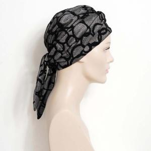 Bonnet Turban chimio Julieta hiver : Volume torsadé & pans à nouer - Autrement Belle