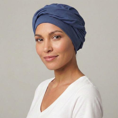 Turban chimio Lucie uni bambou Autrement Belle : L'iconique volume torsadé - Autrement belle