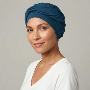 Turban chimio Lucie uni bambou Autrement Belle : L'iconique volume torsadé - Autrement belle