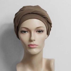 Turban chimio Lucie uni bambou Autrement Belle : L'iconique volume torsadé - Autrement belle
