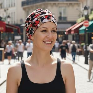 Turban chimio bambou Mirabelle multicolore Autrement Belle