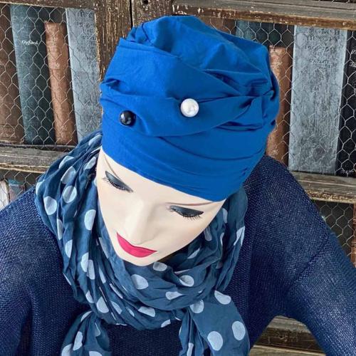 Turban chimio en bambou Aurélie uni MM Paris