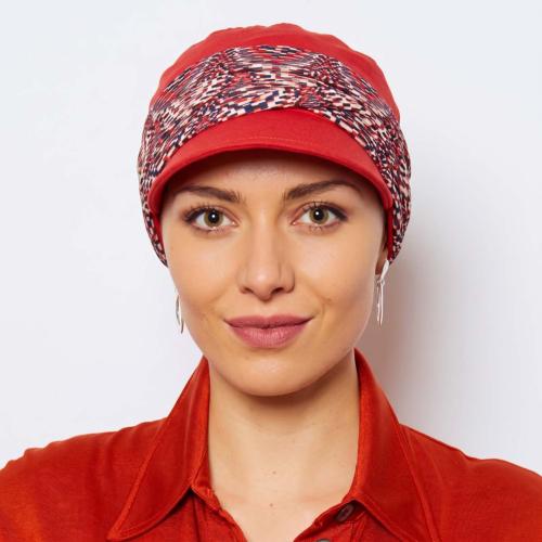 Set Casquette Chimio et Bandeau Emma Gisela Mayer : Duo Modulable en Bambou