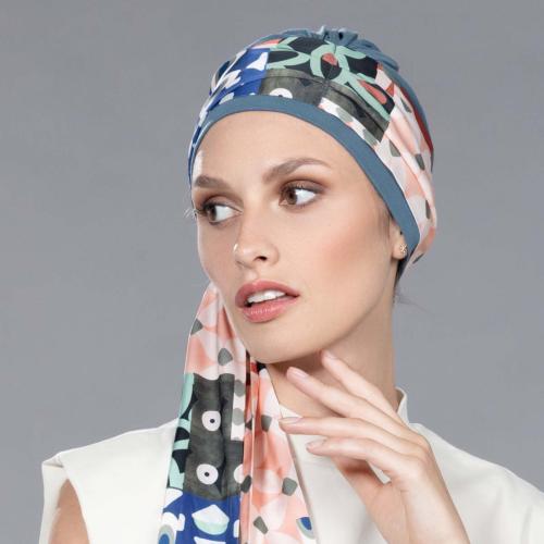 Foulard Chimio Préformé Una Ellen Wille : Bonnet Bambou & Écharpe 1m60