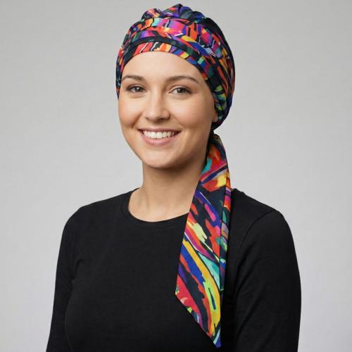 Foulard chimio préformé Georgia - 100% Coton - Volume & Élégance