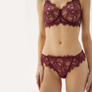 Soutien-gorge Mastectomie Chantilly Bordeaux Megami (Sans Armatures)