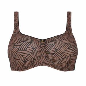 Soutien-gorge Grand Maintien Brooke - Amoena (Noir / Moka)