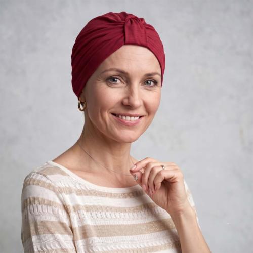 Turban chimio Violette bambou : La gamme iconique - Autrement Belle